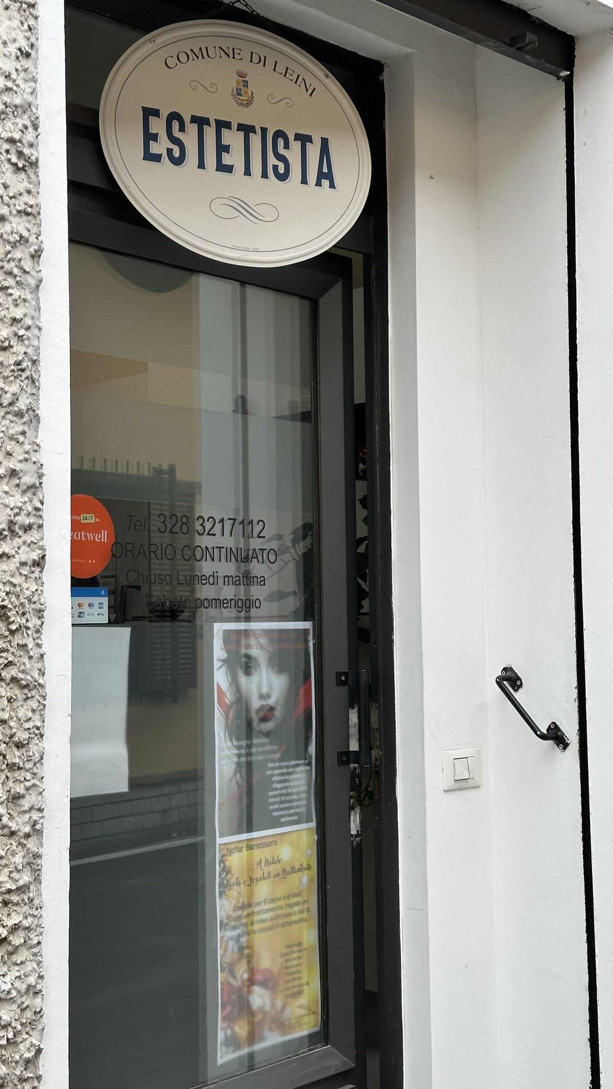 Interno centro estetico Leini